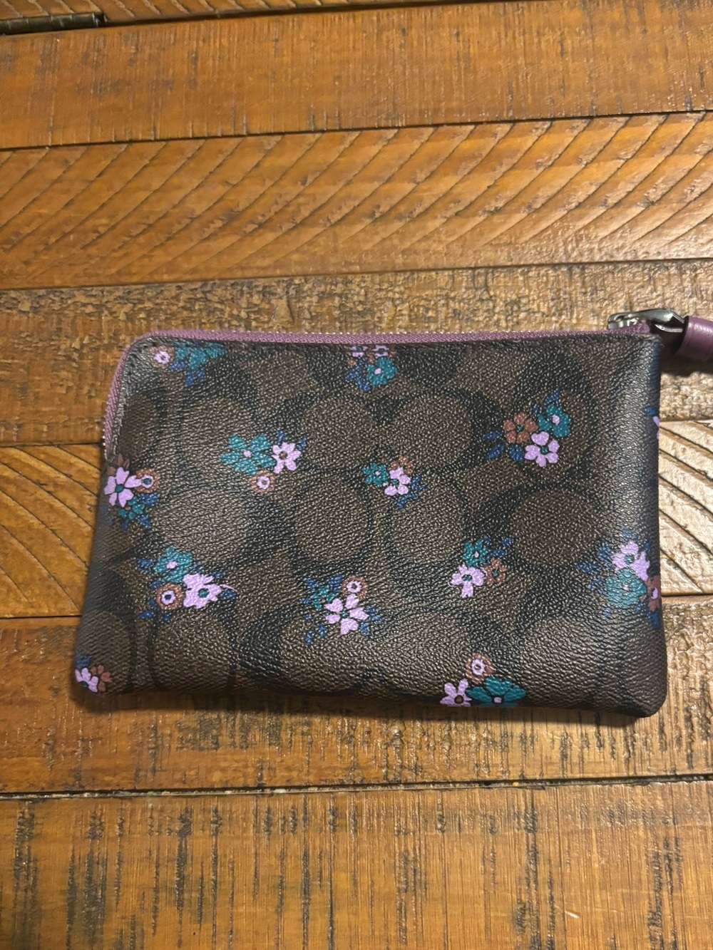 Coach Floral Wristlet - Picture 2 of 4